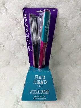 New- BedHead Little Tease Hair Crimper Hair Tool with Tourmaline Ceramic Coating